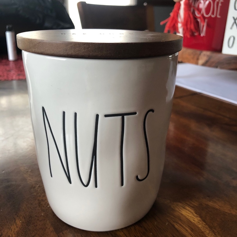 Rae Dunn Nuts Canister